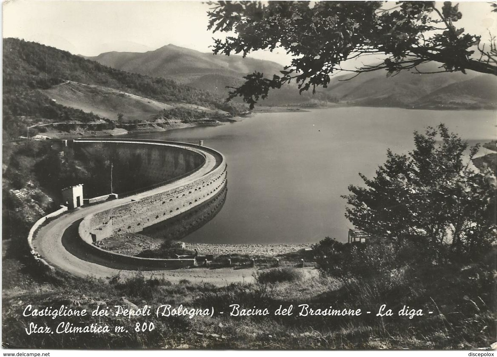 Y3252 Castiglione Dei Pepoli (Bologna) - Bacino Del Brasimone - La Diga - Panorama / Viaggiata 1960 - Autres & Non Classés