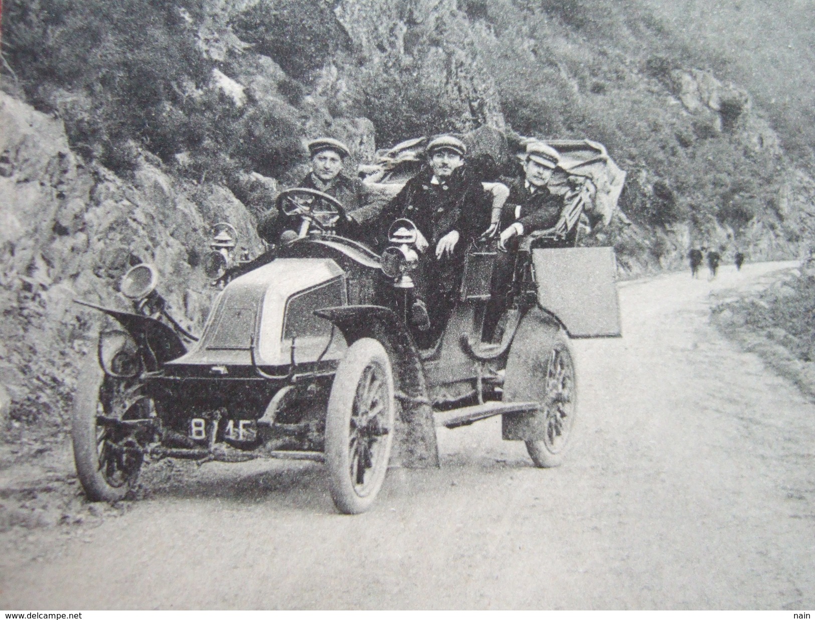 03 - VALLEE DE LA SIOULE - " VIEILLE VOITURE " *-  LE PONT...ROUTE ST PRIEST AUX ANCISES - " PLAN TRES RARE " - - Autres & Non Classés