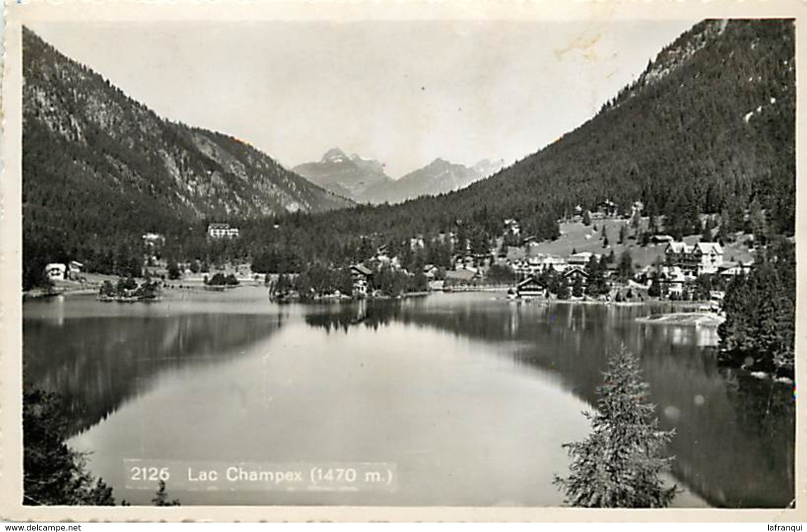Suisse -ref C932- Le Lac Champex   - Carte Bon Etat - - Cham
