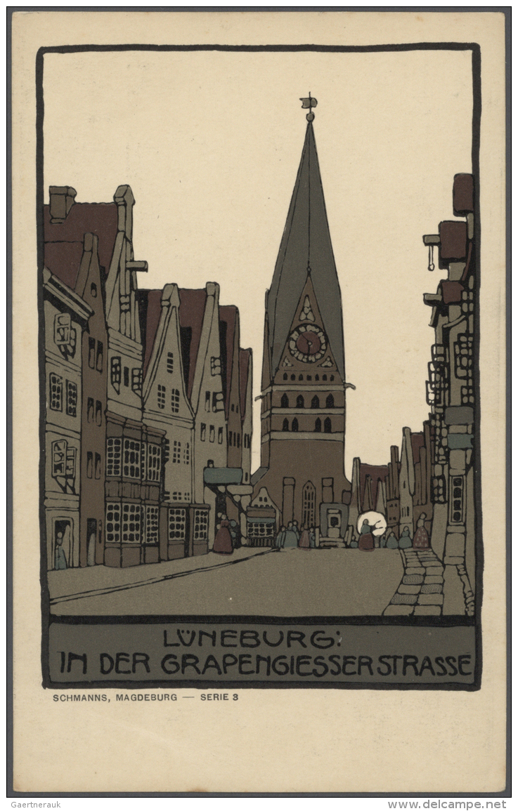 Ansichtskarten: Niedersachsen: HAMBURG-HARBURG, LANDKREIS HARBURG Und STADT L&Uuml;NEBURG (alte PLZ 2100-2120), Werthalt - Andere & Zonder Classificatie