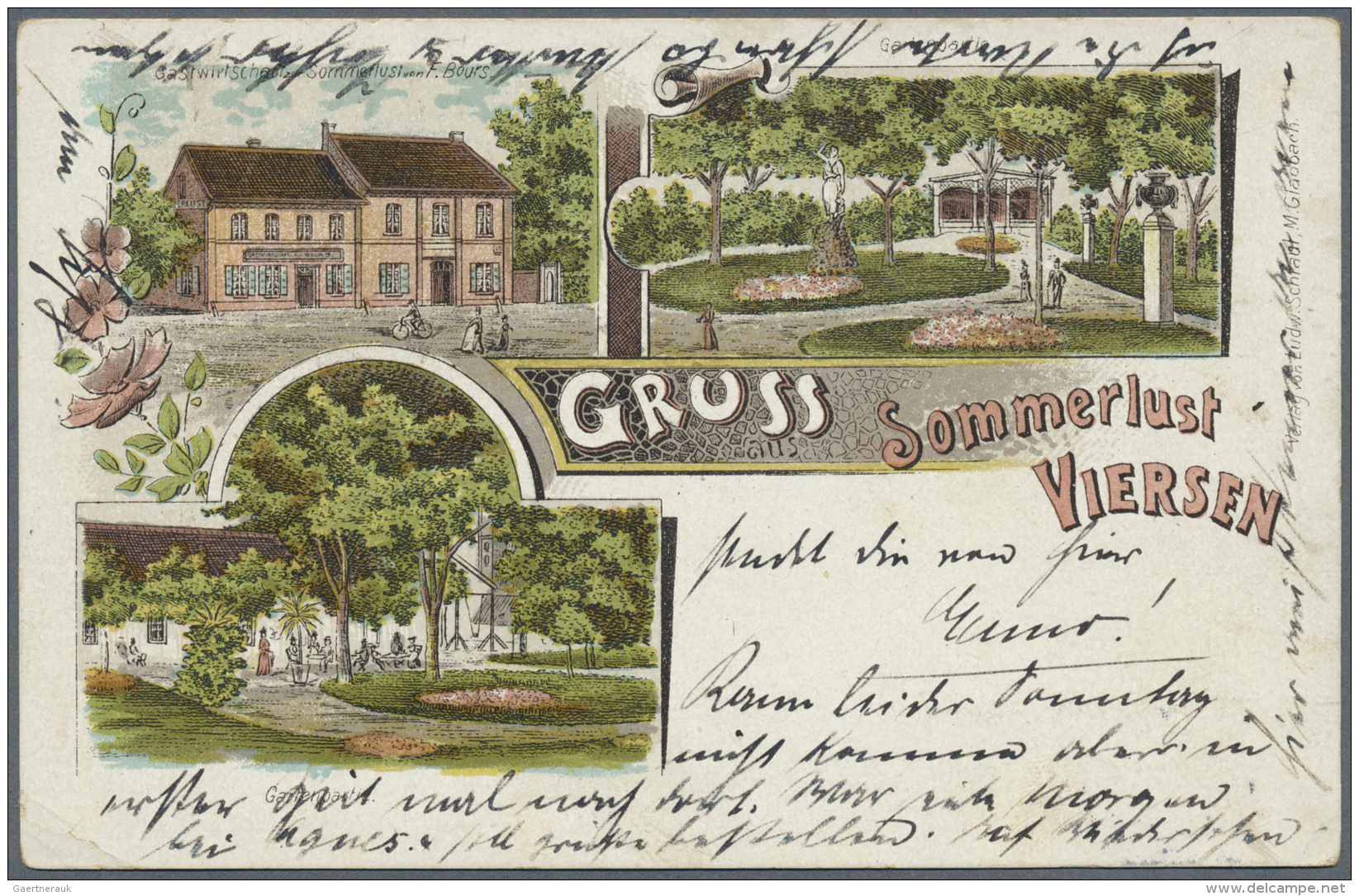 Ansichtskarten: Nordrhein-Westfalen: D&Uuml;SSELDORF-UMGEBUNG, 17 Interessante Alte Ansichtskarten Aus Den Jahren 1894/1 - Altri & Non Classificati