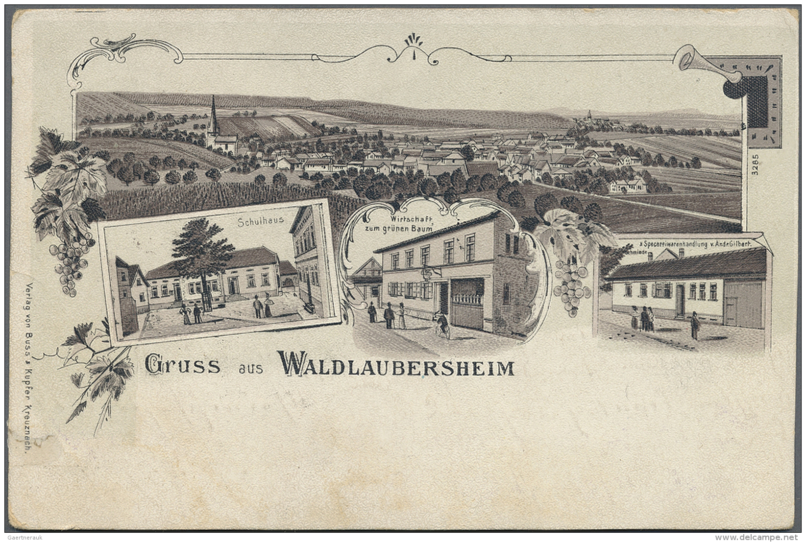 Ansichtskarten: Rheinland-Pfalz: RHEINLAND Alte PLZ 6530-6589, Posten Mit Rund 260 Karten Zumeist Vorkrieg, Mit Etlichen - Altri & Non Classificati