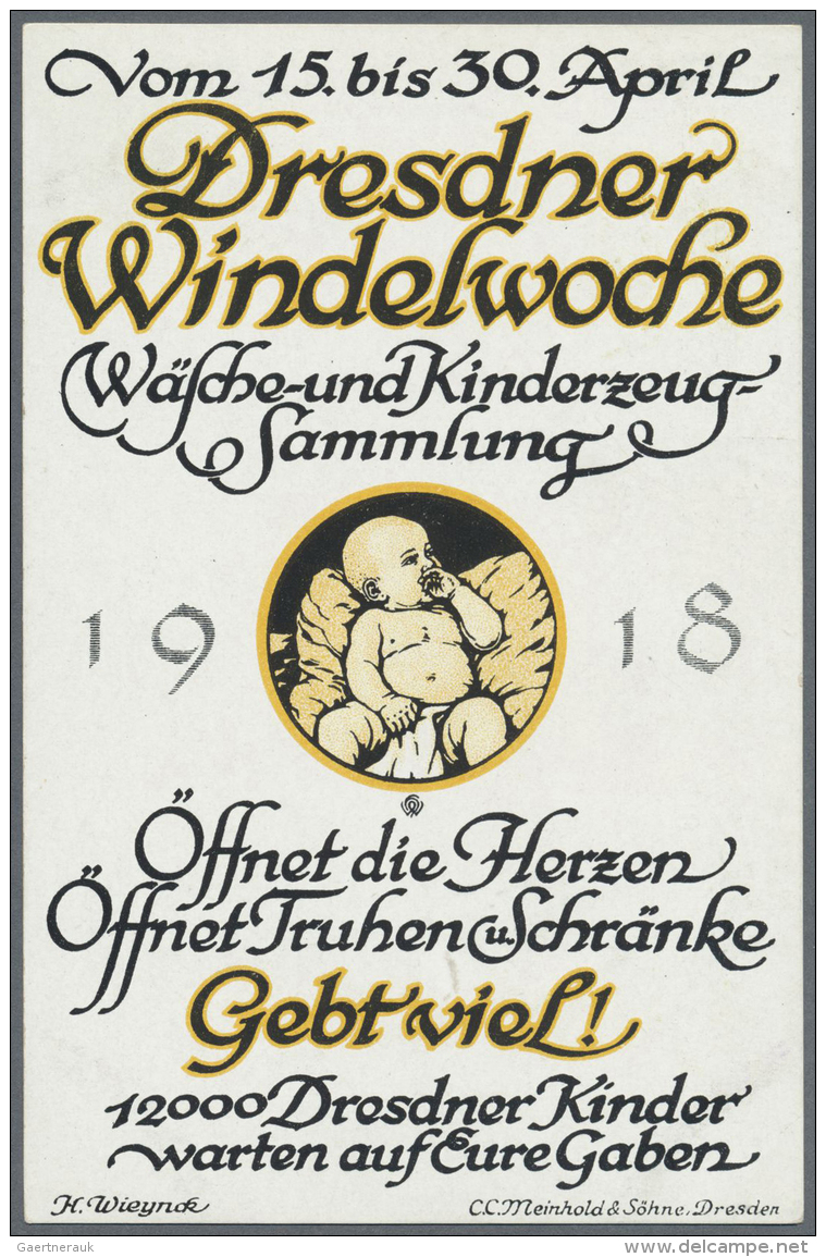 Ansichtskarten: Sachsen: DRESDEN, Veranstaltungen Und Ereignisse 1919/1939, Partie Mit 31 Verschieden Anla&szlig;karten - Altri & Non Classificati