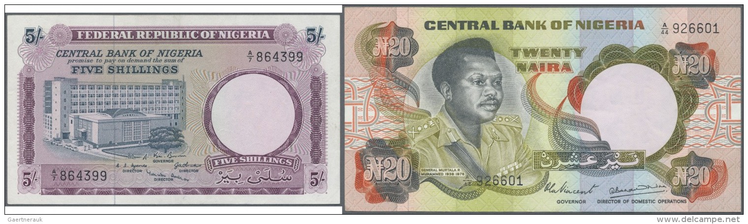 Nigeria: 1958/2010 (ca.), Lot With 682 Banknotes, Some In Quantity, In Good To Mixed Quality, Sorted And Classified By P - Nigeria