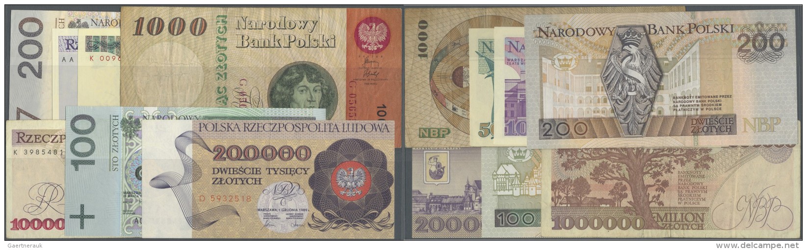 Poland / Polen: Set Of 256 Polish Banknotes Containing The Following Pick Numbers: 141, 143, 144, 147, 151, 153, 155-157 - Polen