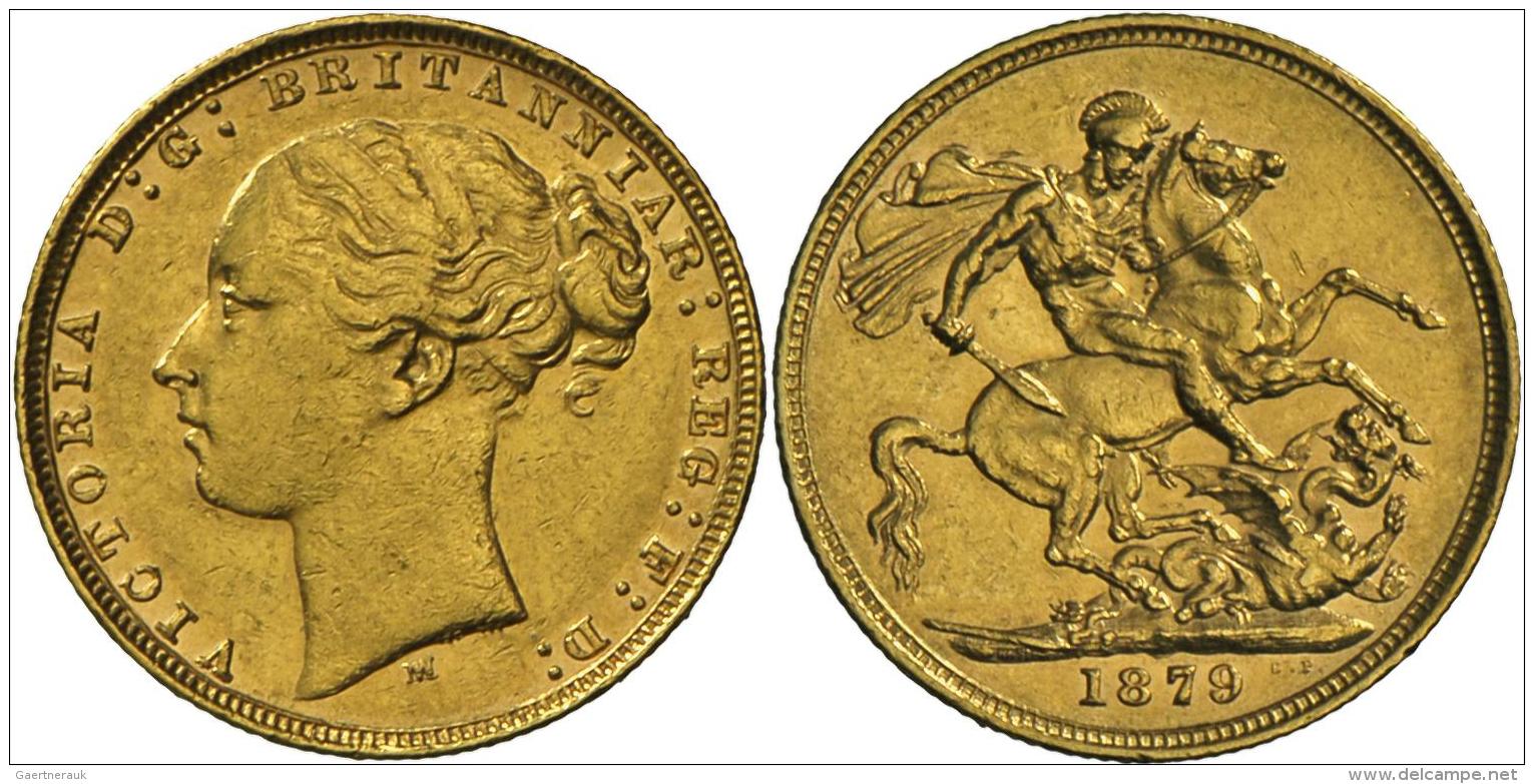 Australien: Victoria 1837-1901: Sovereign 1879 M, Melbourne, Friedberg 16, Sehr Sch&ouml;n. - Sonstige & Ohne Zuordnung