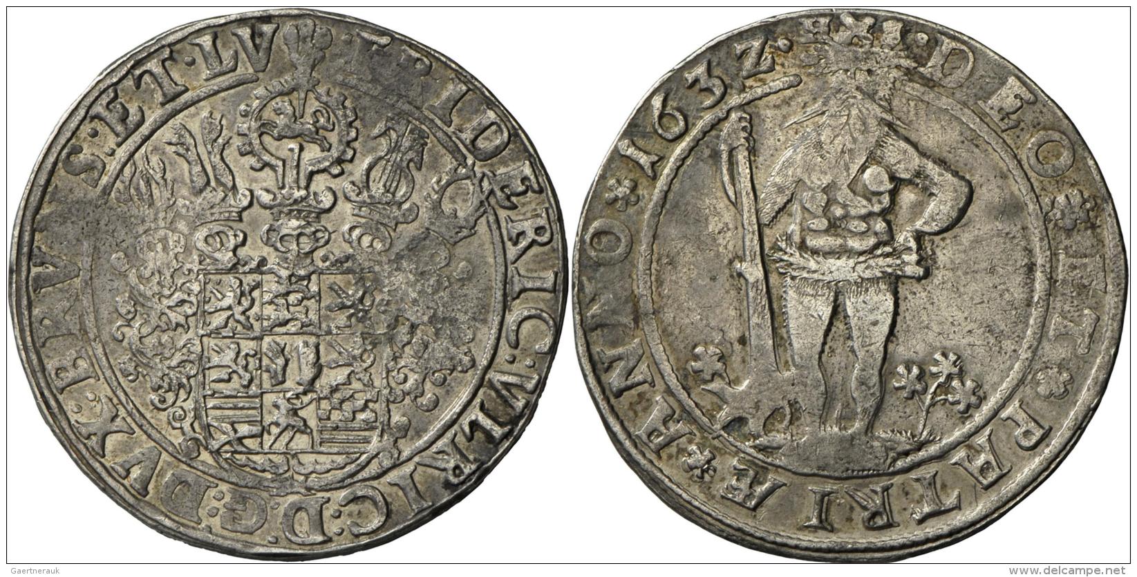 Altdeutschland Und RDR Bis 1800: Braunschweig-L&uuml;neburg-Wolfenb&uuml;ttel, Friedrich Ulrich 1613-1634: Reichstaler 1 - Sonstige & Ohne Zuordnung