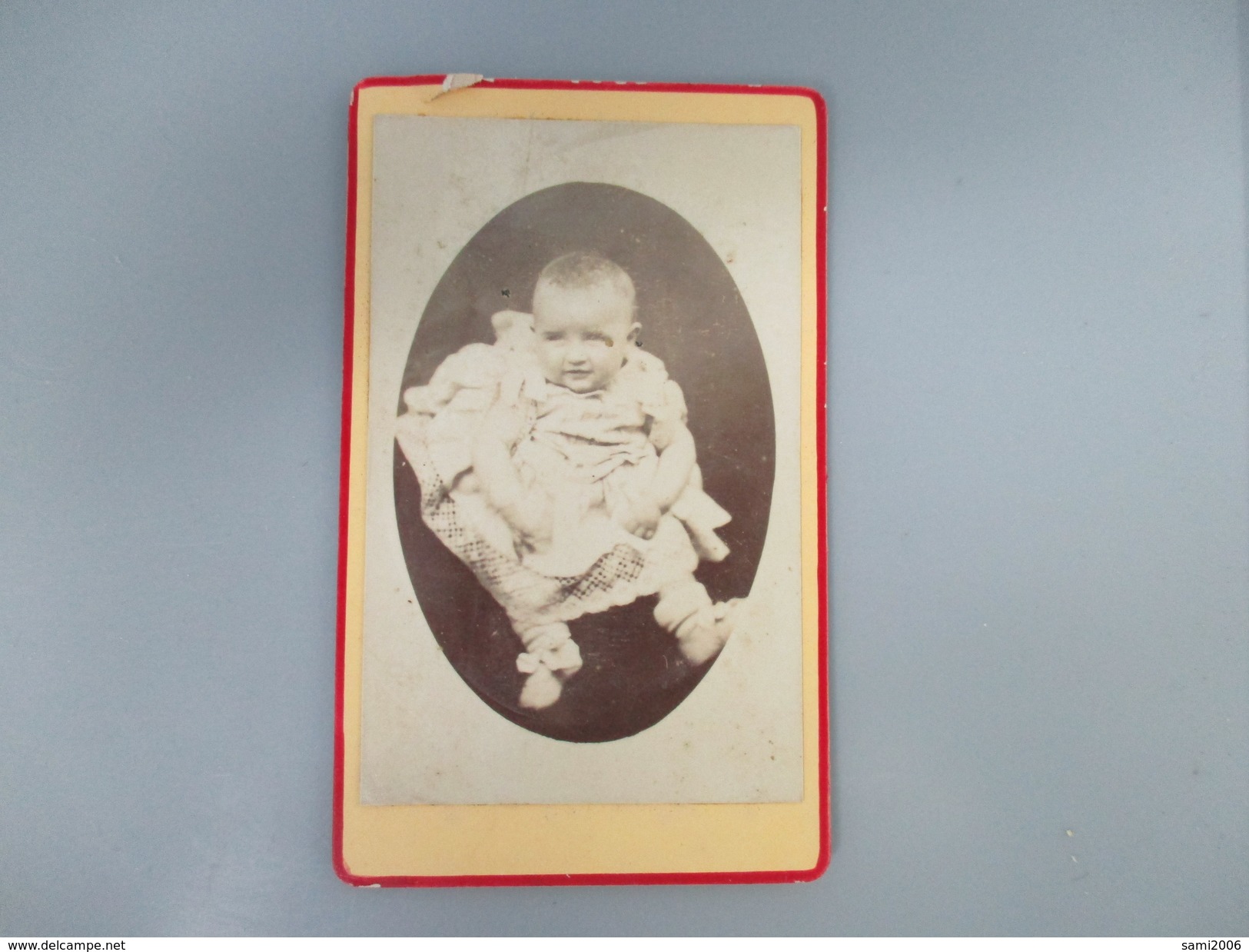 CDV BEBE   PHOTOGRAPHE CASIMIR TROISNARD CHATEAU DU LOIR 72 - Visiting Cards