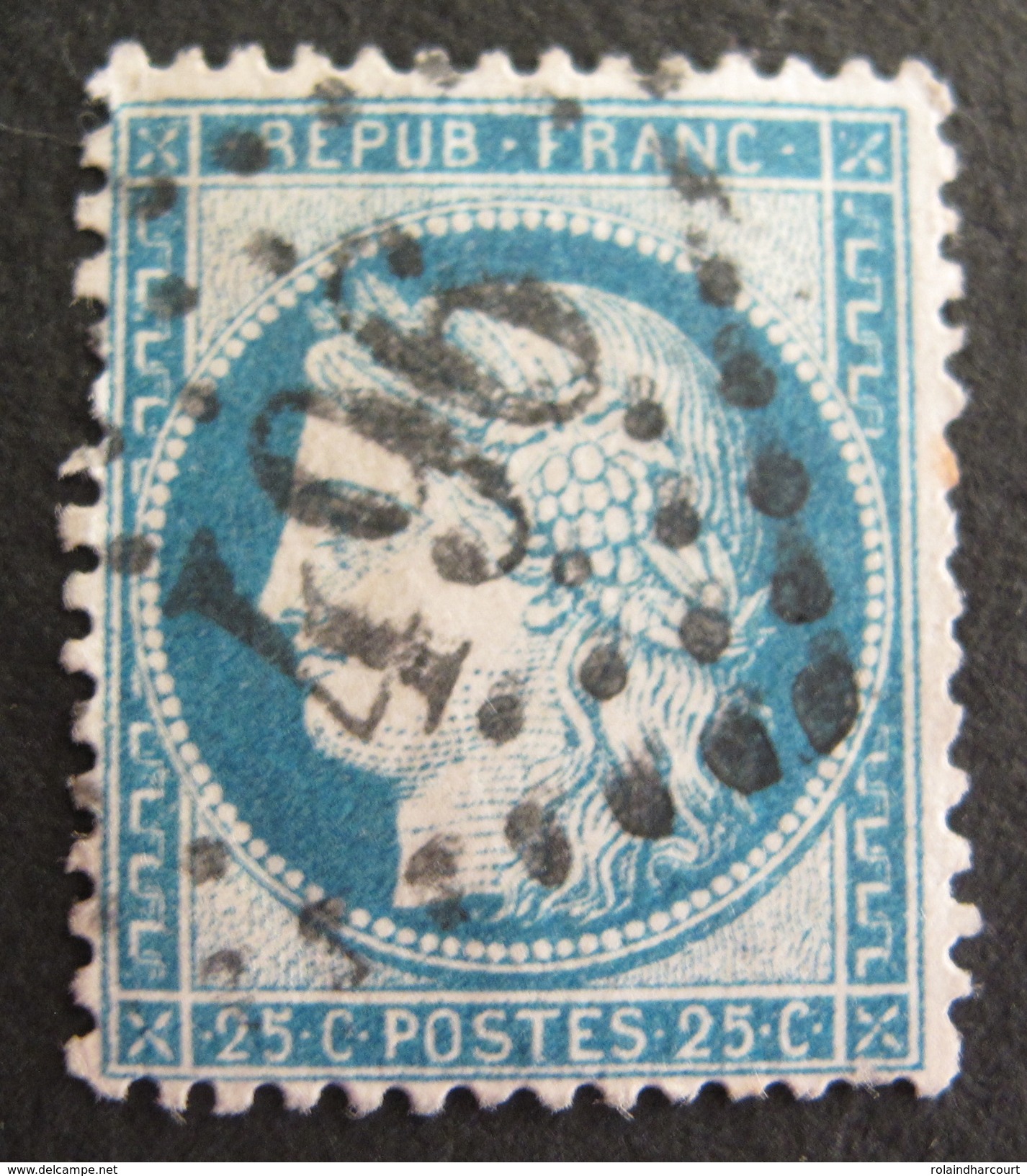 LOT R1631/1525 - CERES N°60C - GC 496 BLAYE (Gironde) INDICE 3 - 1871-1875 Ceres