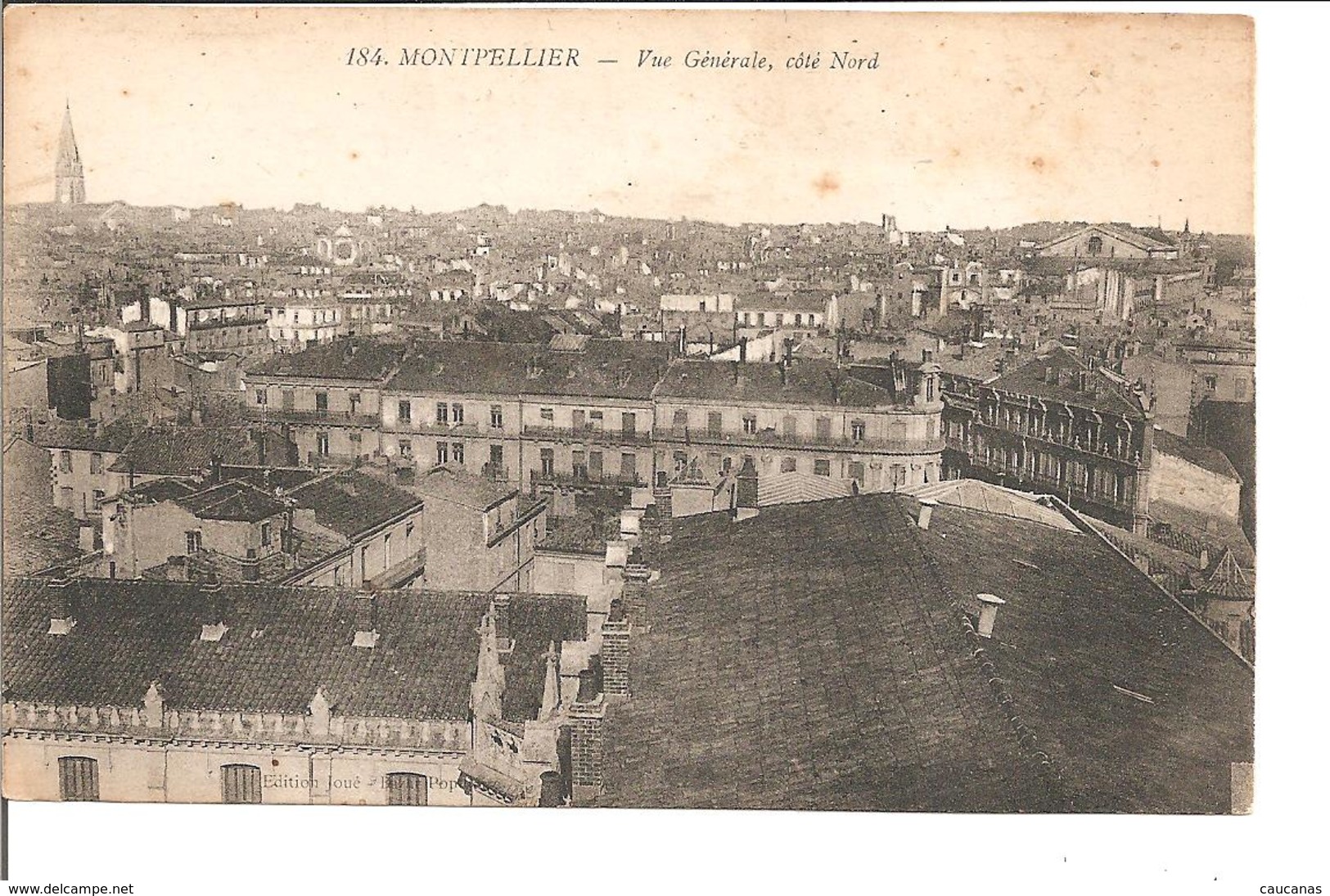 Montpellier  Vue Generale Cote Nord (taches De Rouille) - Montpellier