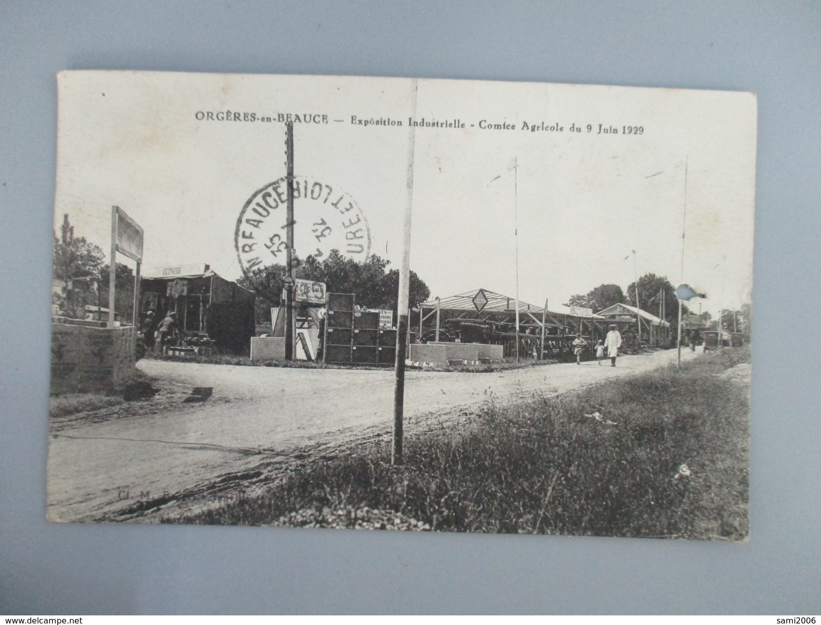 CPA 28 ORGERES EN BEAUCE EXPOSITION INDUSTRIELLE COMICE AGRICOLE 1929 - Autres & Non Classés