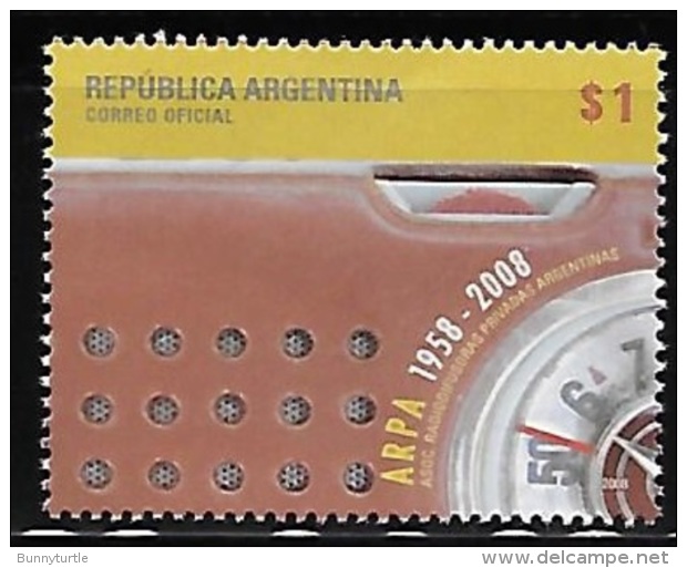 Argentina 2008 Association Of Argentine Private Radio Stations MNH - Ungebraucht