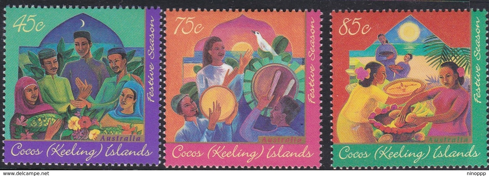 Cocos (Keeling) Islands SG 344-46 1995 Christmas MNH - Cocos (Keeling) Islands