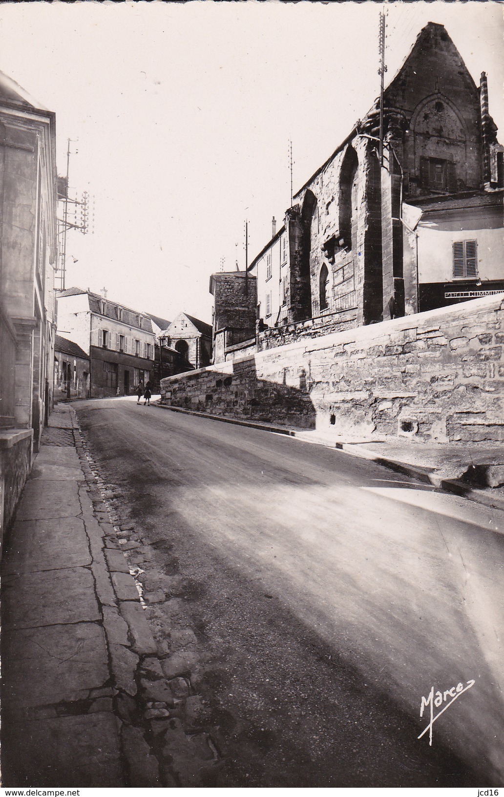 CPA Carte Postale CARRIERES SUR SEINE (78) L'Abbaye Des Moines De Saint Denis, XIII° Siècle MARCO N° 4 RARE - Carrières-sur-Seine