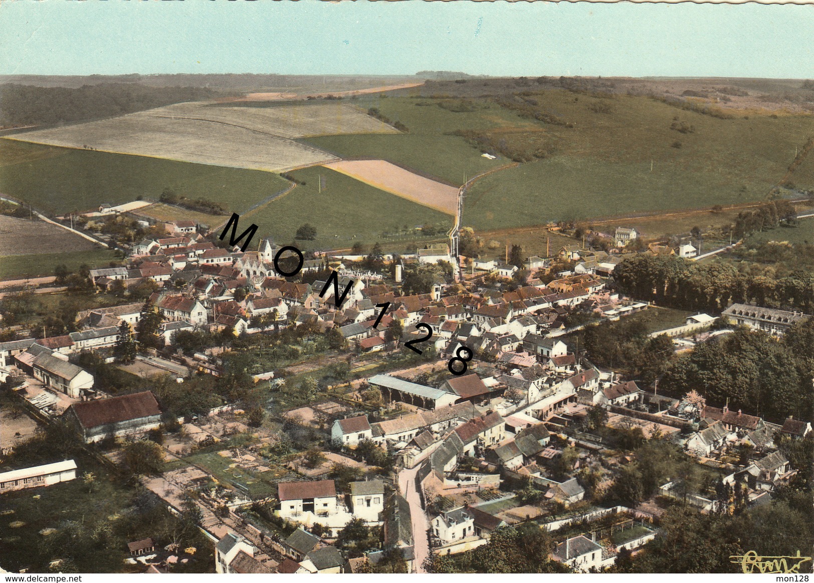 FOURGES (27) VUE GENERALE AERIENNE - Fourges