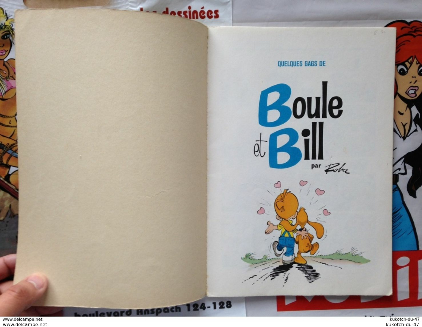 BD Boule Et Bill - Tome 4 - Roba - Publicité (1972) - Boule Et Bill