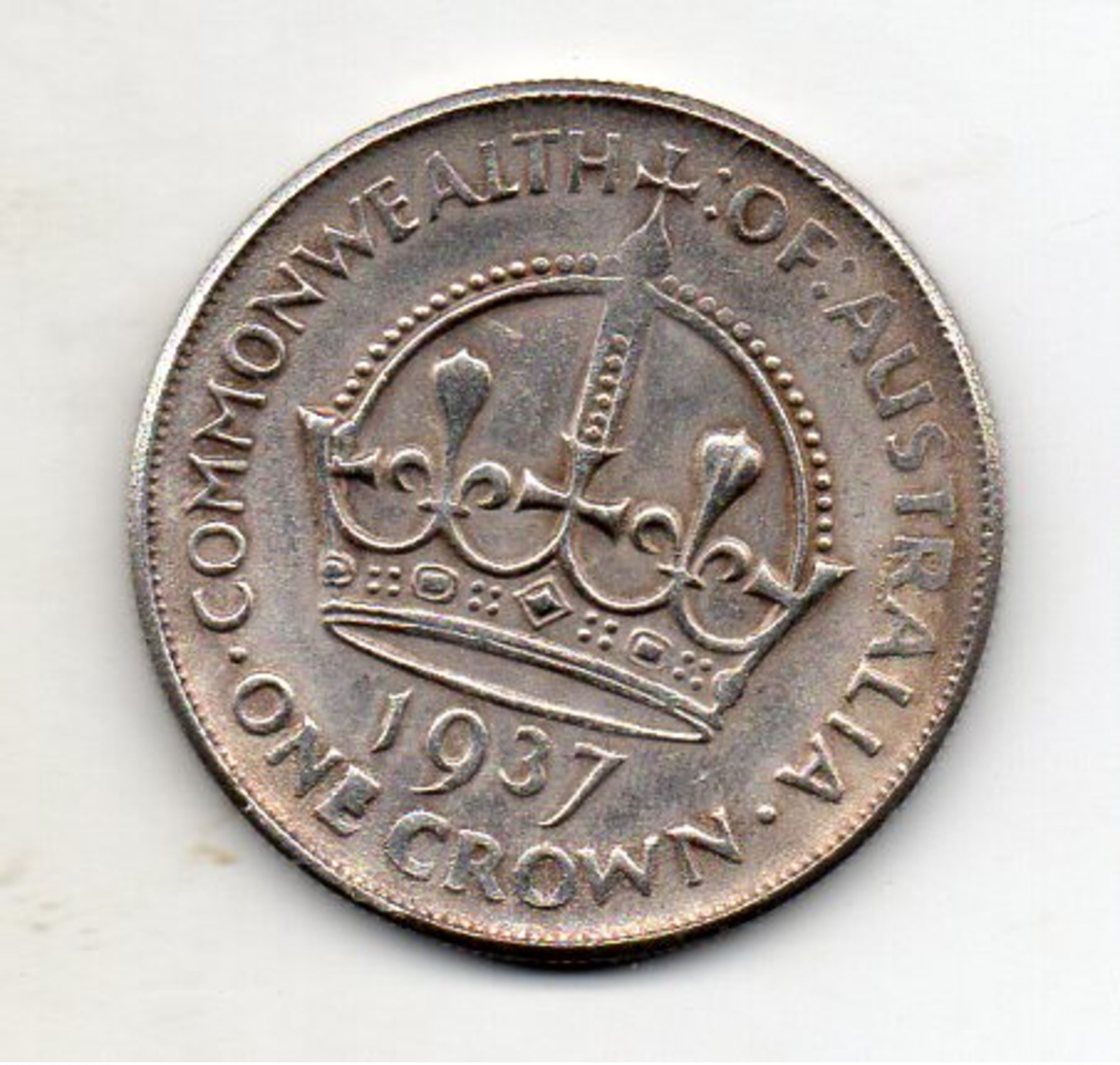 AUSTRALIE : 1 Crown 1937 - Crown