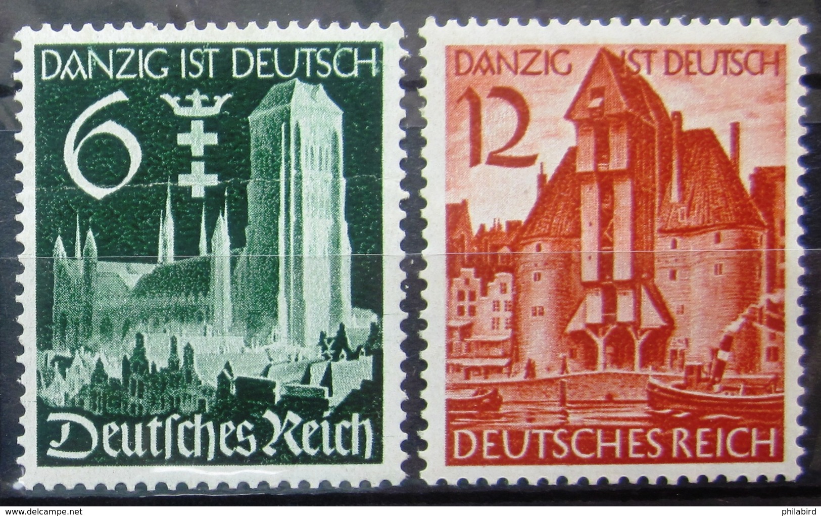 ALLEMAGNE EMPIRE                  N° 652/653                            NEUF** - Unused Stamps