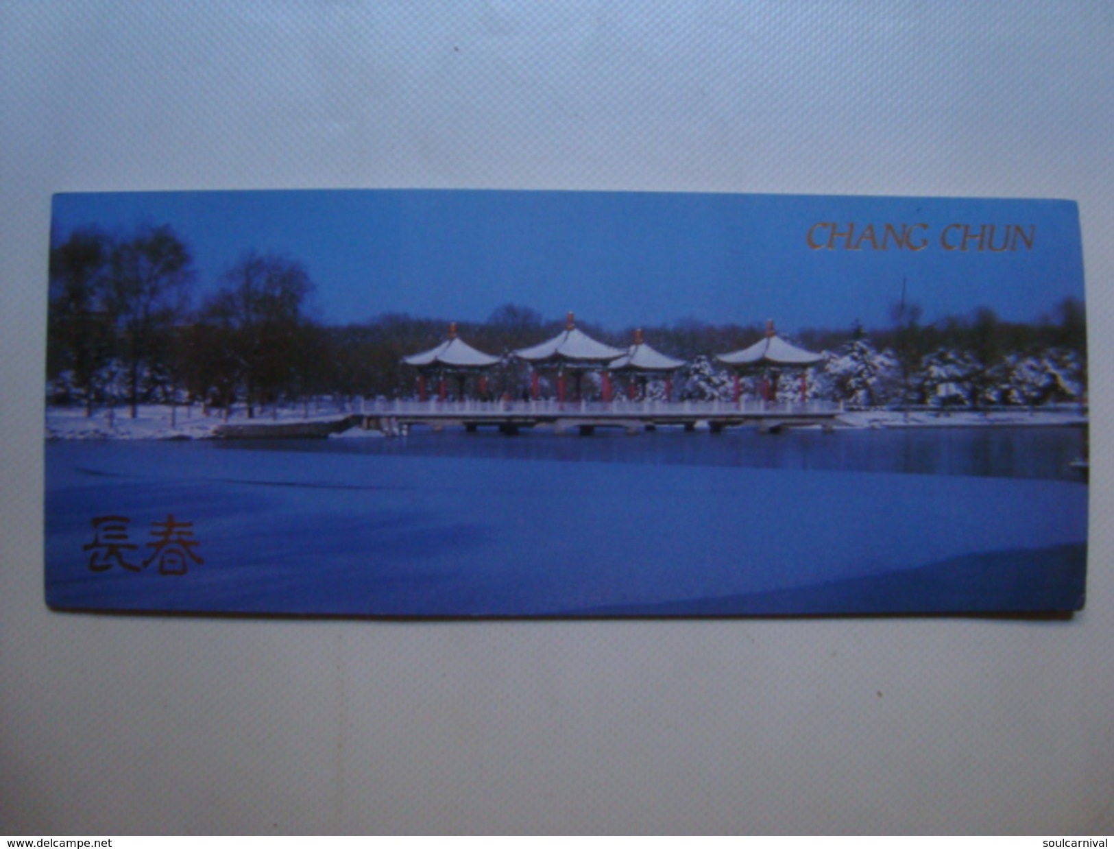 PACK - CHANG CHUN CHANGCHUN JILIN CHINA - CHINA 80s 9 POSTCARDS 25X10 CM. - China