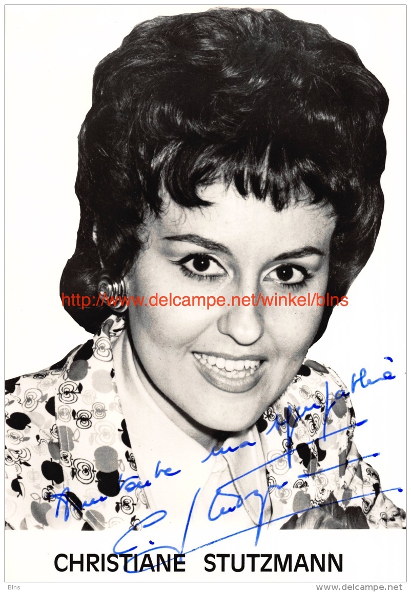 Christiane Stutzmann Opera - Autographs