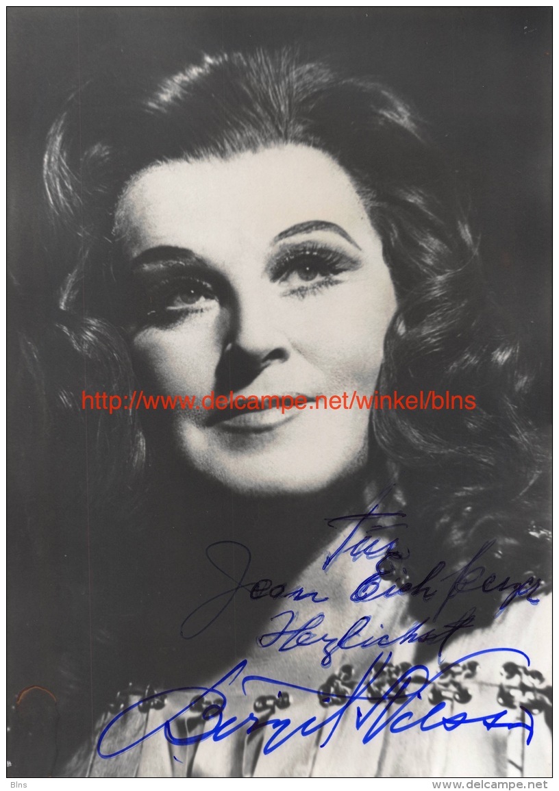 Birgit Nilsson Opera Signature - Autogramme