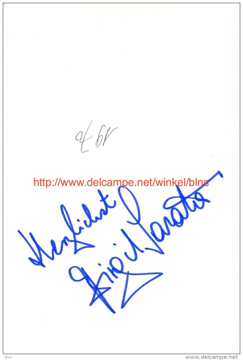 Birgit Sarata Opera Signature - Autogramme