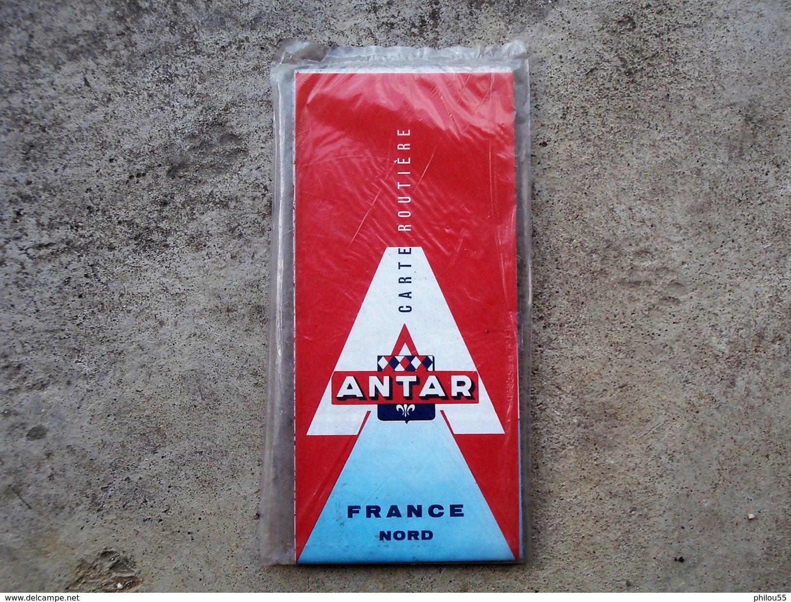 Rare Carte Au 1000.000 Eme FRANCE NORD SUD ANTAR 1962 + Livre Des Points De Vente - Cartes Routières