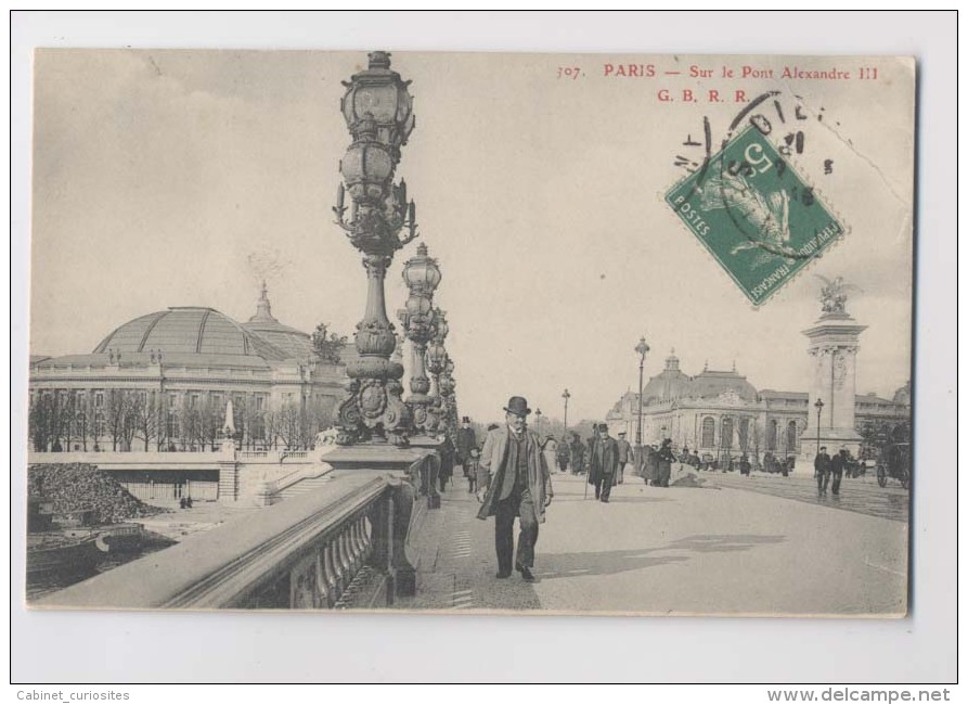 PARIS - Sur Le Pont Alexandre III - Animée - Ponts