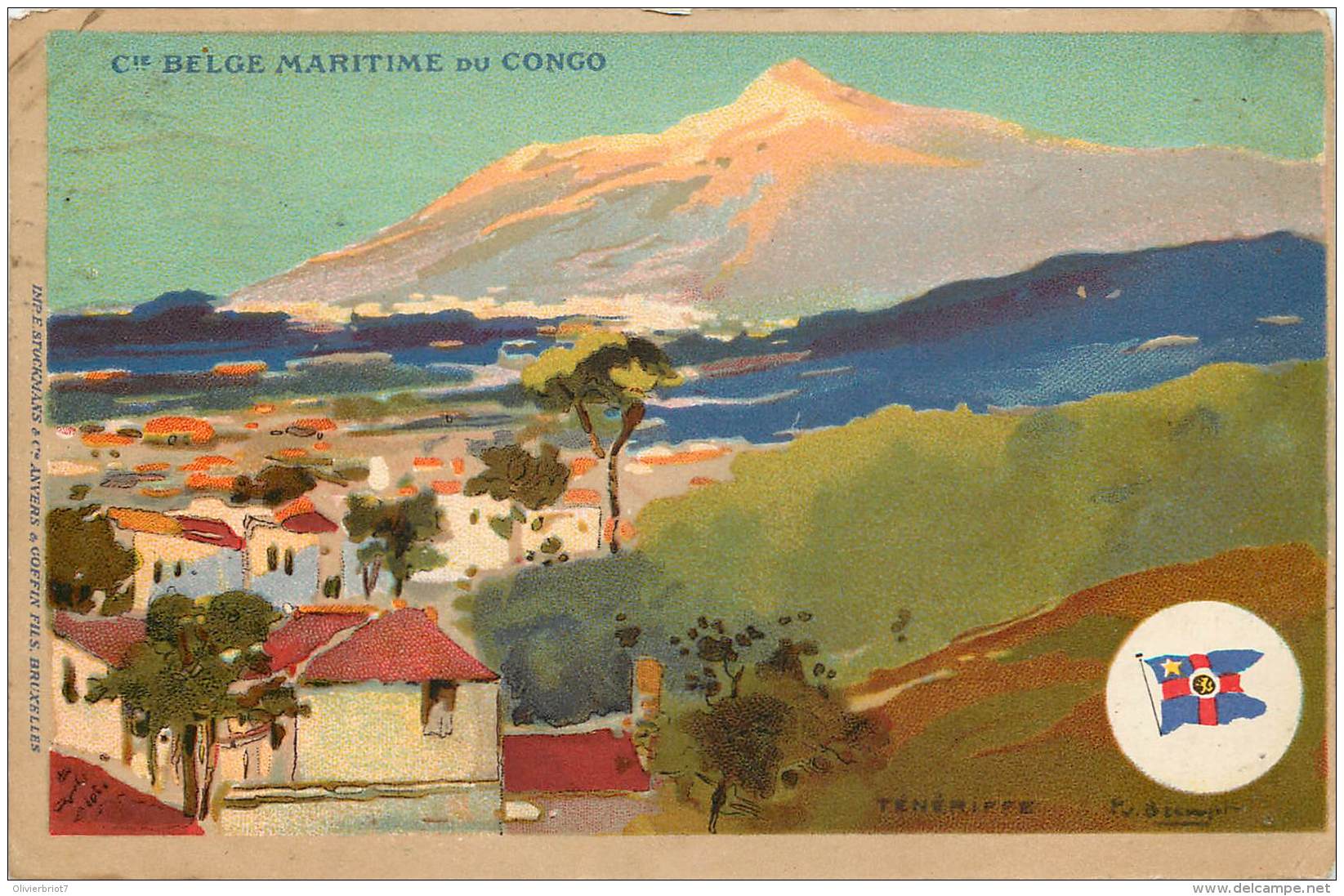 Espagne - Canarias - Teneriffe - Cie Belge Maritime Du Congo - Tenerife