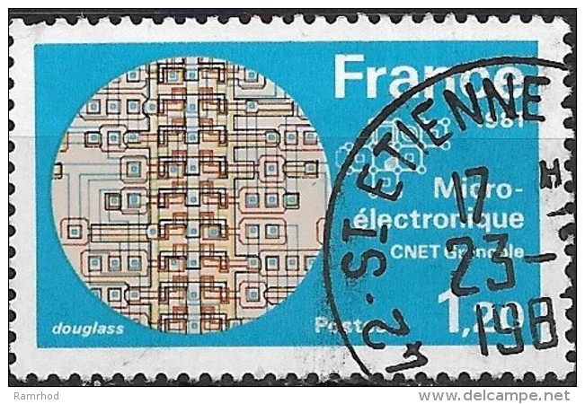 FRANCE 1981 Technology - 1f20 Micro-electronics FU - Gebraucht