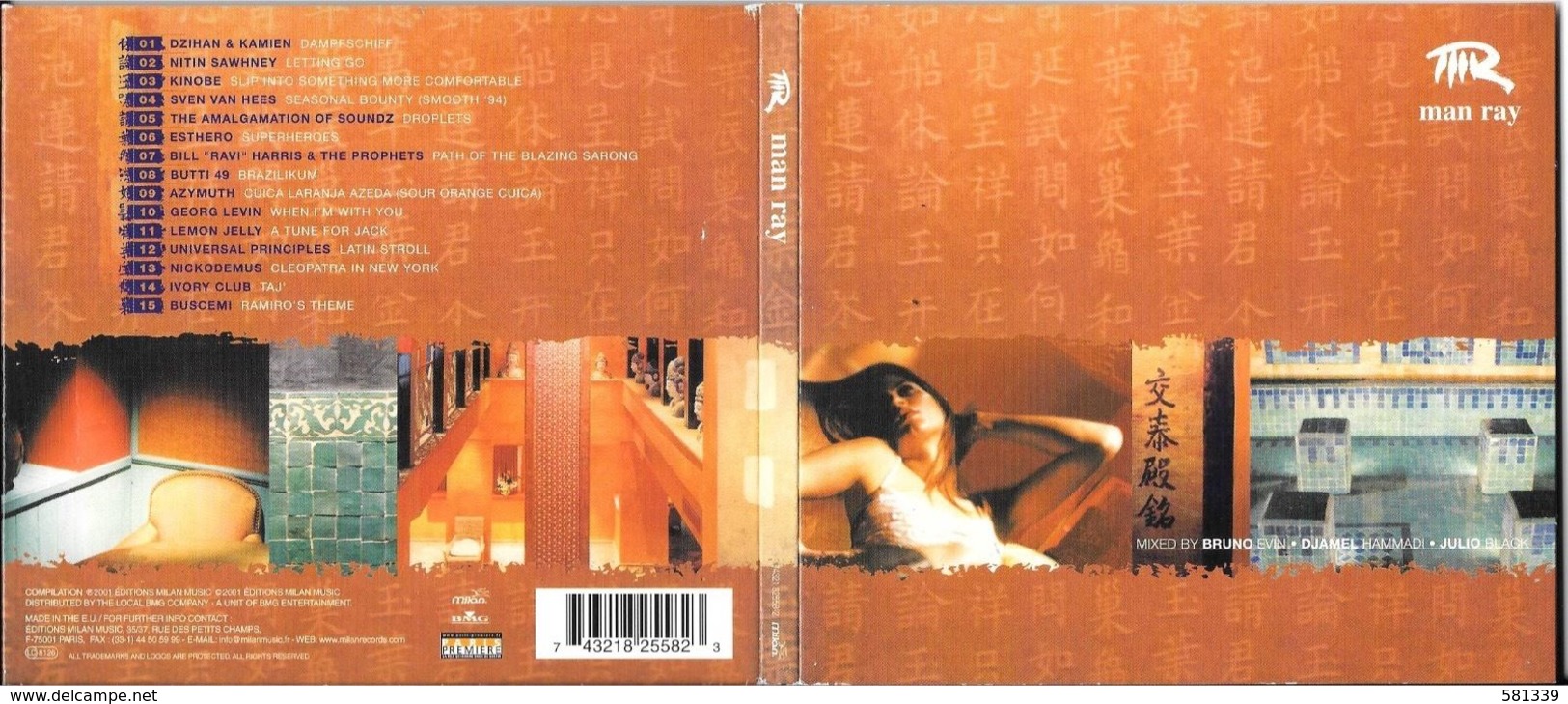 CD  Compact Disc " MAN  RAY  " 15 Brani - Disco, Pop