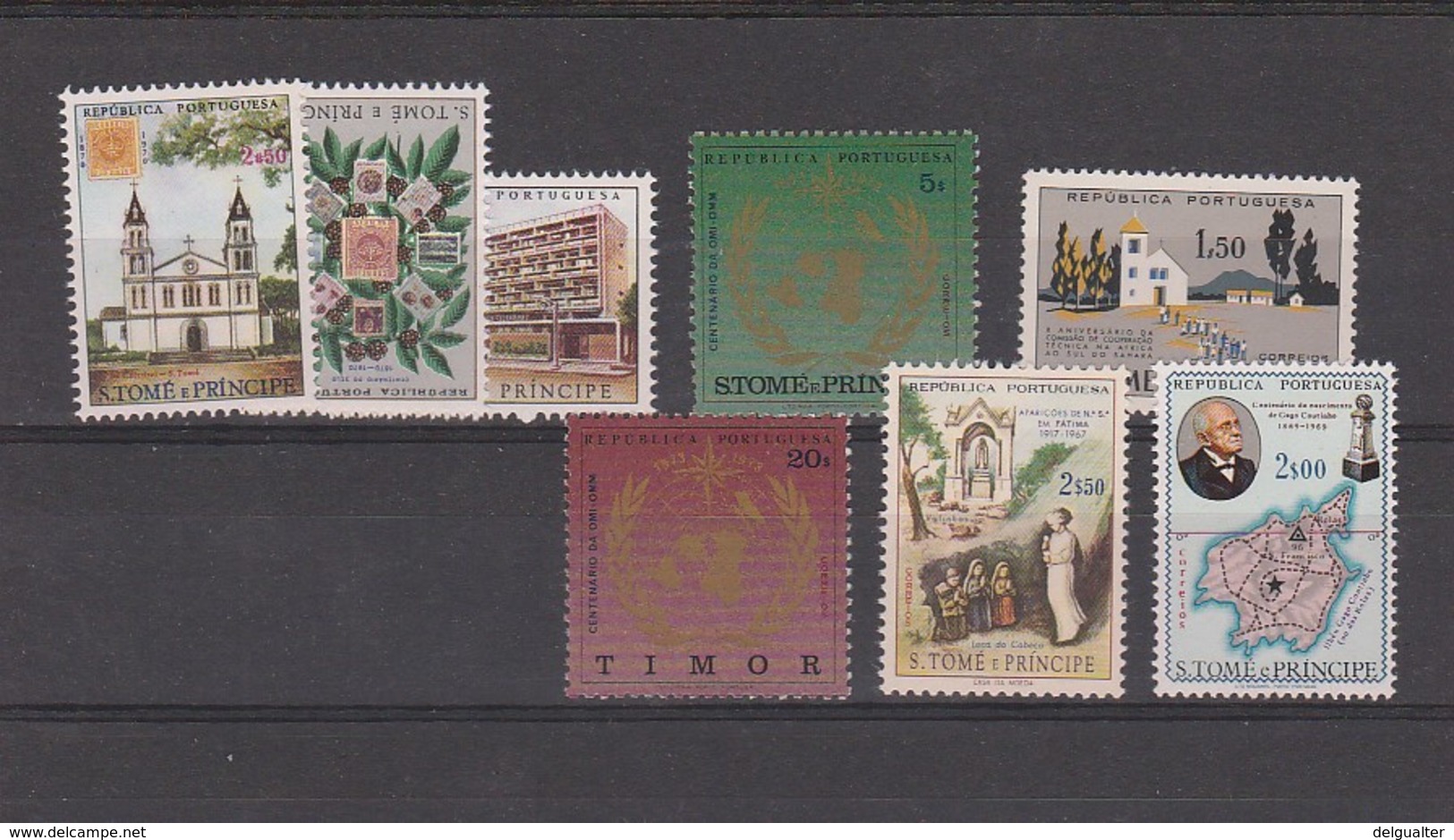 Lot Of Stamps * Value To Identify * Timor And S. Tomé E Príncipe - Mezclas (max 999 Sellos)