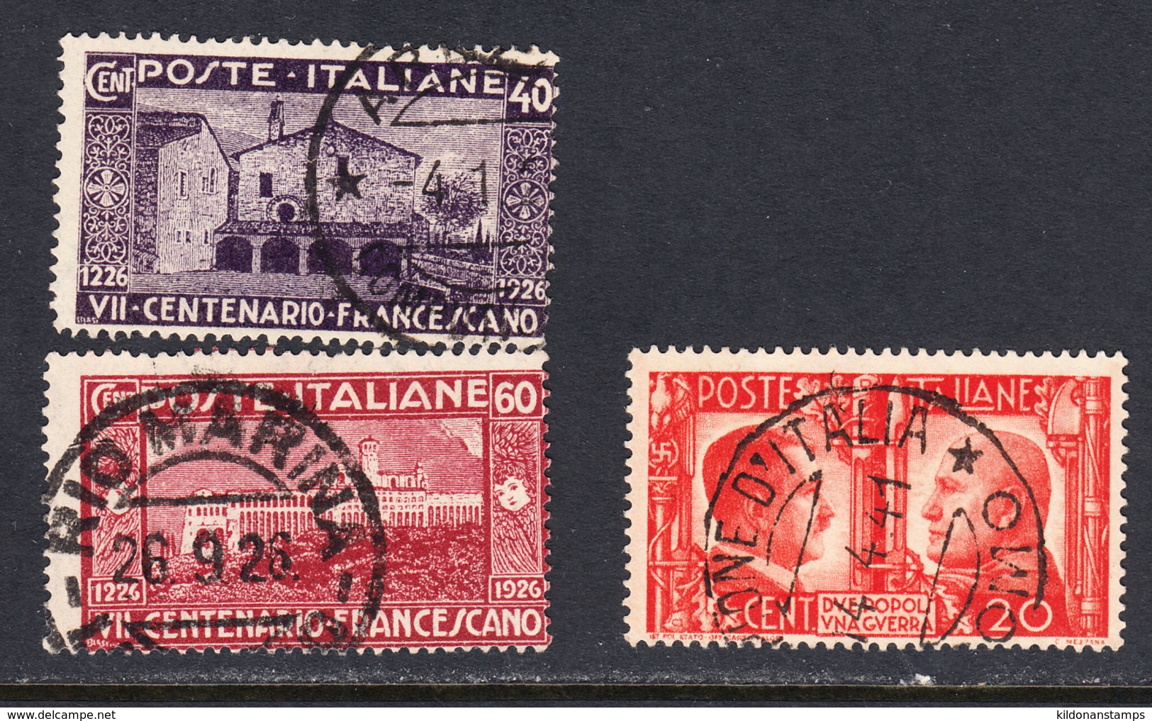 Italy 1926,1941 Cancelled, Sc# 179-180,414 - Gebraucht