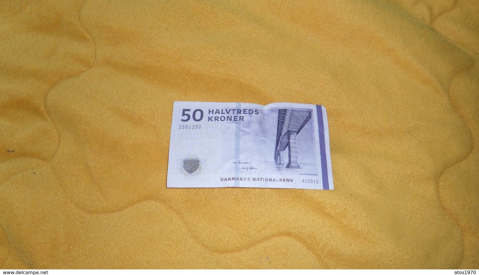 BILLET USAGE DE 50 KRONER DE 2009. / DANEMARK. / N°A5091G - Danemark