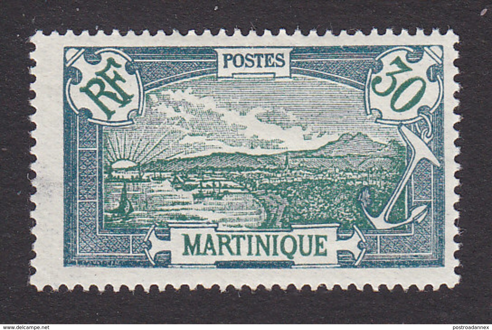 Martinique, Scott #80, Mint Hinged, Scenes Of Martinique, Issued 1908 - Unused Stamps