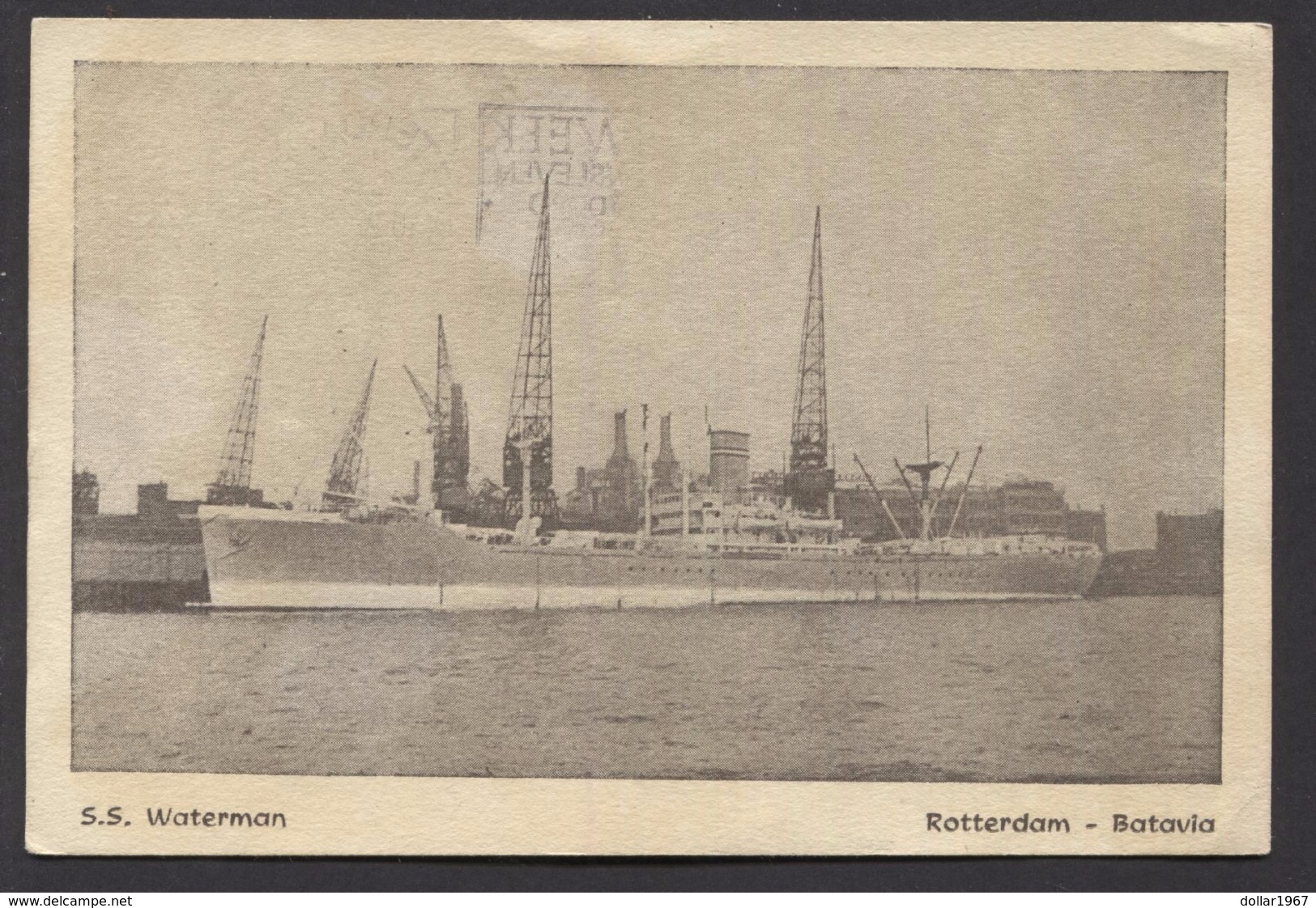 Waterman (schip, 1945) 1215, MC Hull No. 161 - Used -  See The 2  Scans For Condition. ( Originalscan !!! ) - Piroscafi