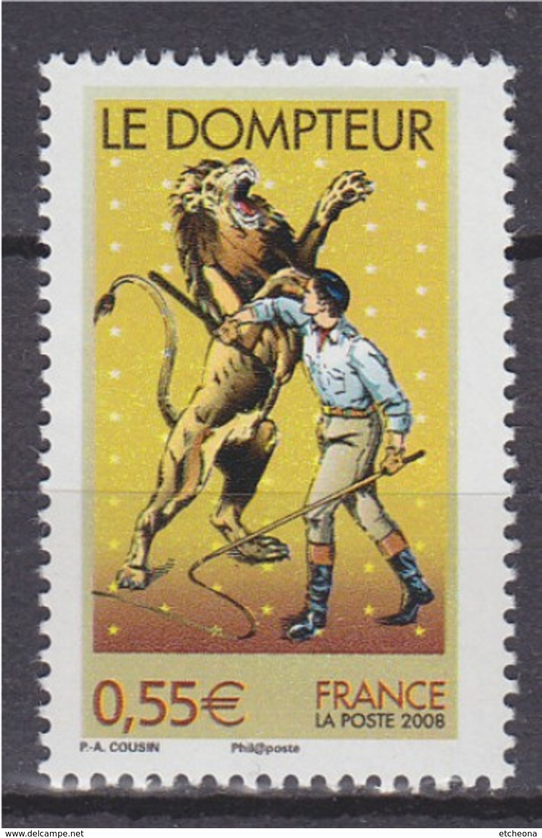 = Le Cirque, Le Dompteur, Numéro Avec Lion N°4219 Neuf Gommé - Unused Stamps