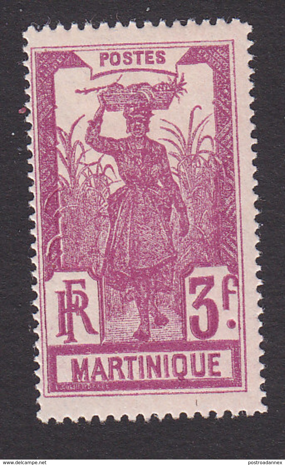 Martinique, Scott #99, Mint Hinged, Scenes Of Martinique, Issued 1908 - Unused Stamps