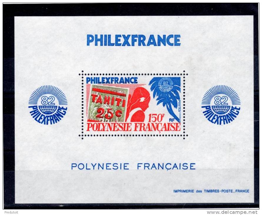 POLYNESIE - BLOC N° 6  **  (1982) - Blocks & Sheetlets