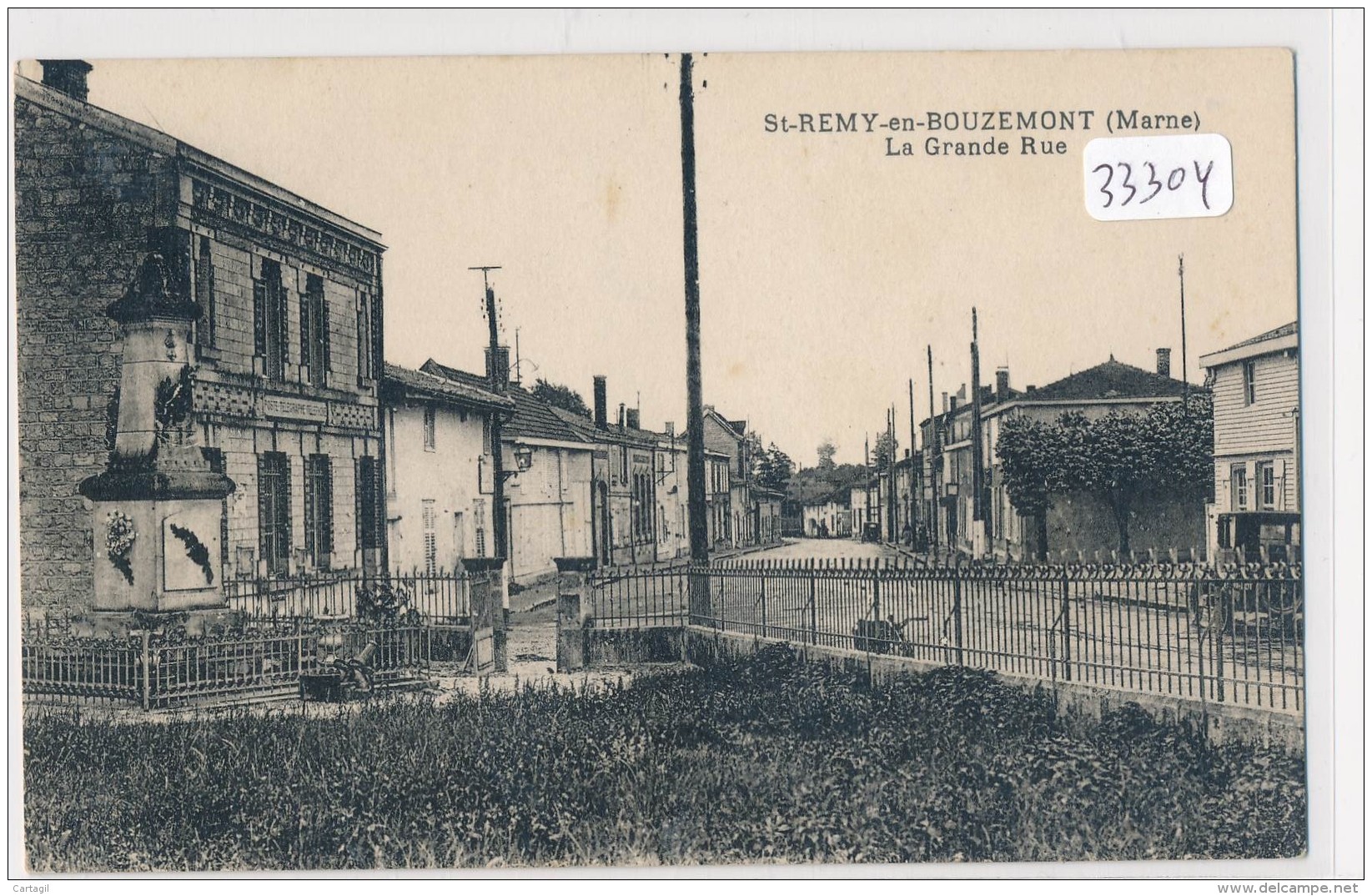 CPA -33304-51 - St Rémy En Bouzemont - La Grande Rue-Envoi Gratuit - Saint Remy En Bouzemont