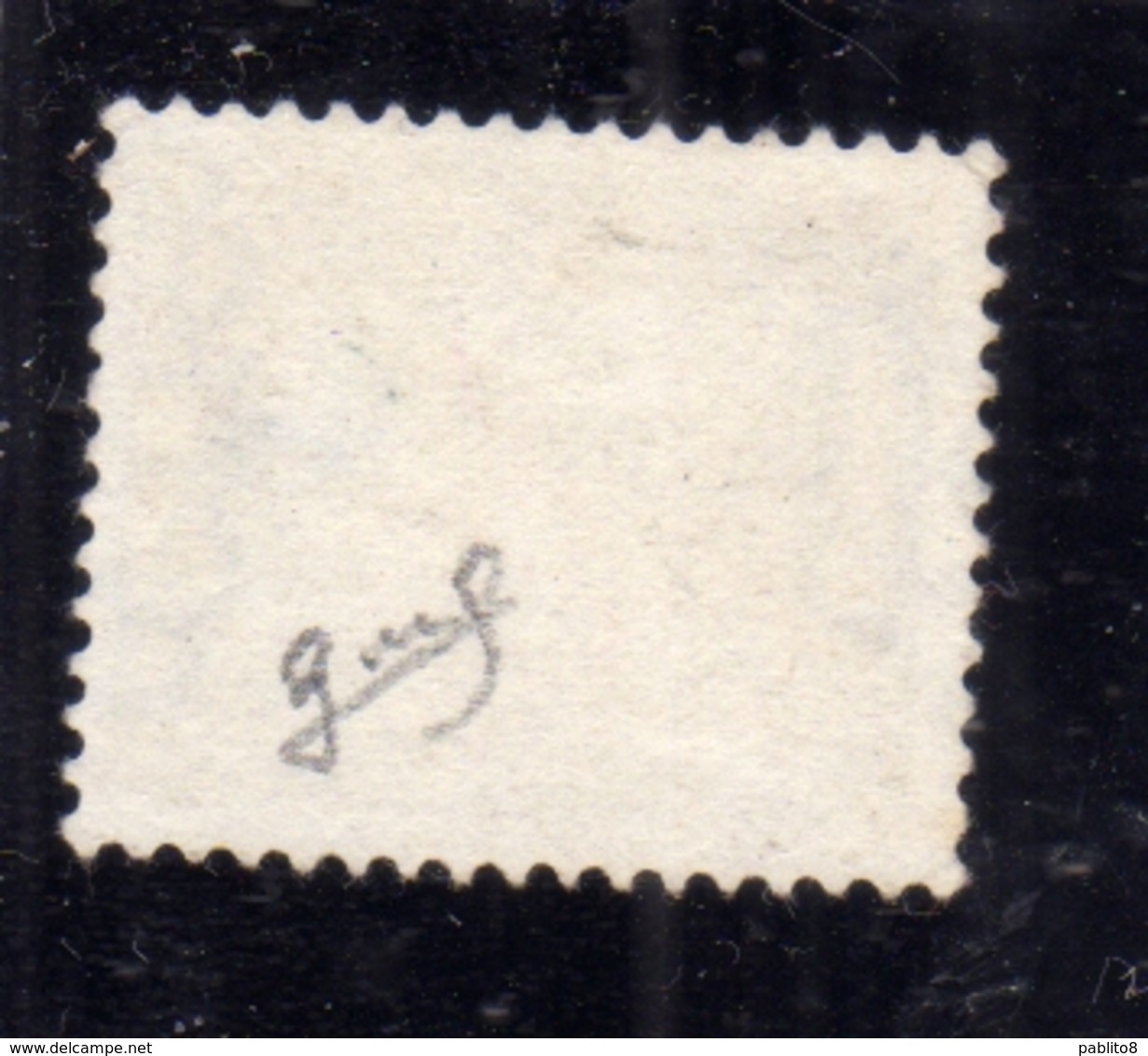 BASE ATLANTICA 1944  SOPRASTAMPATO D'ITALIA ITALY OVERPRINTED CENT. 5c USATO USED OBLITERE' FIRMATO SIGNED - Emissioni Locali/autonome