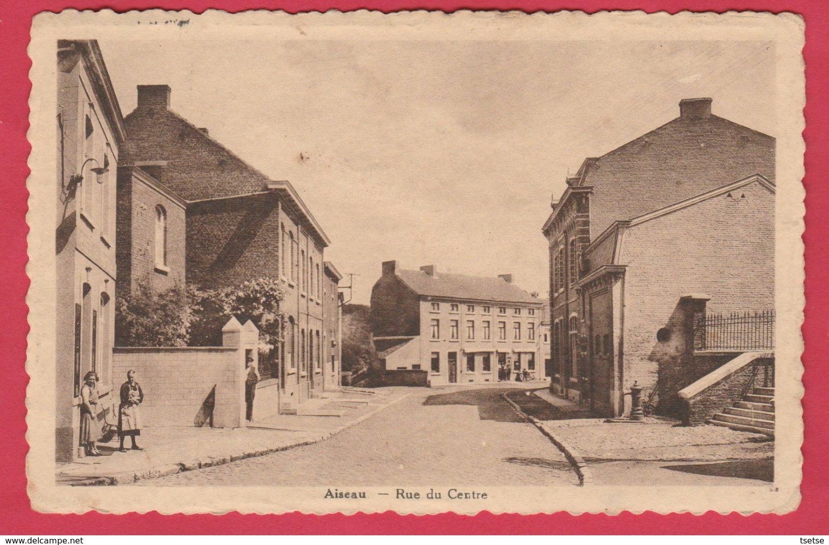 Aiseau - Rue Du Centre ( Voir Verso ) - Aiseau-Presles