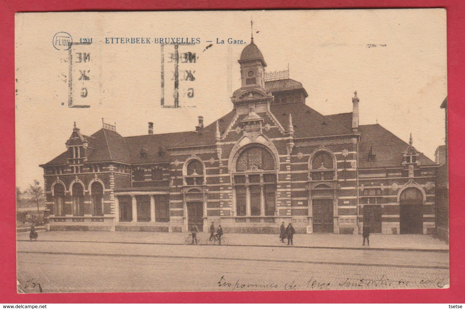Etterbeek - La Gare - 1923 ( Voir Verso ) - Etterbeek
