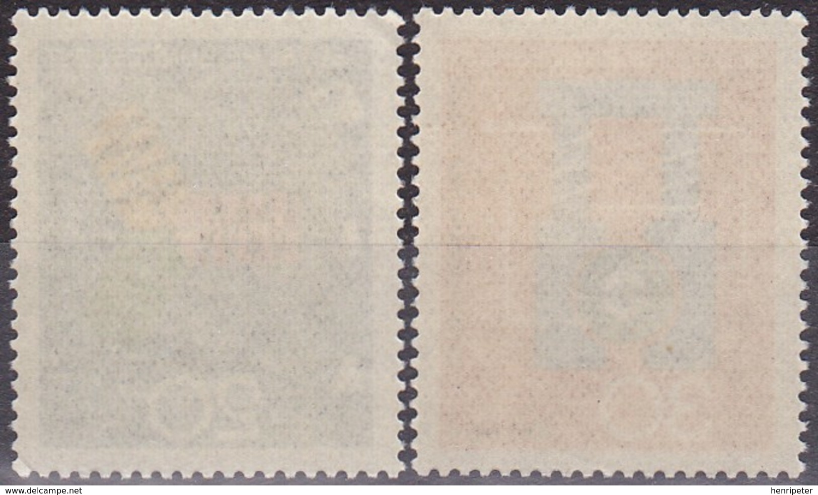 Série De 2 Timbres-poste Neufs** - Transmission Triphasée Dynamo électrique - N° 378-379 (Yvert) - RFA 1966 - Unused Stamps