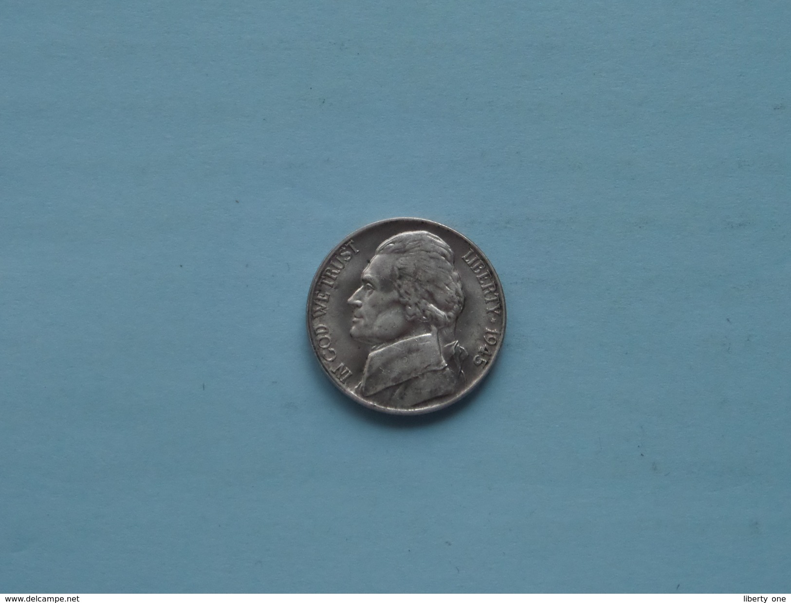 1945 D - Five Cents / KM 192a ( Details Zie Foto ) ! - 1938-…: Jefferson