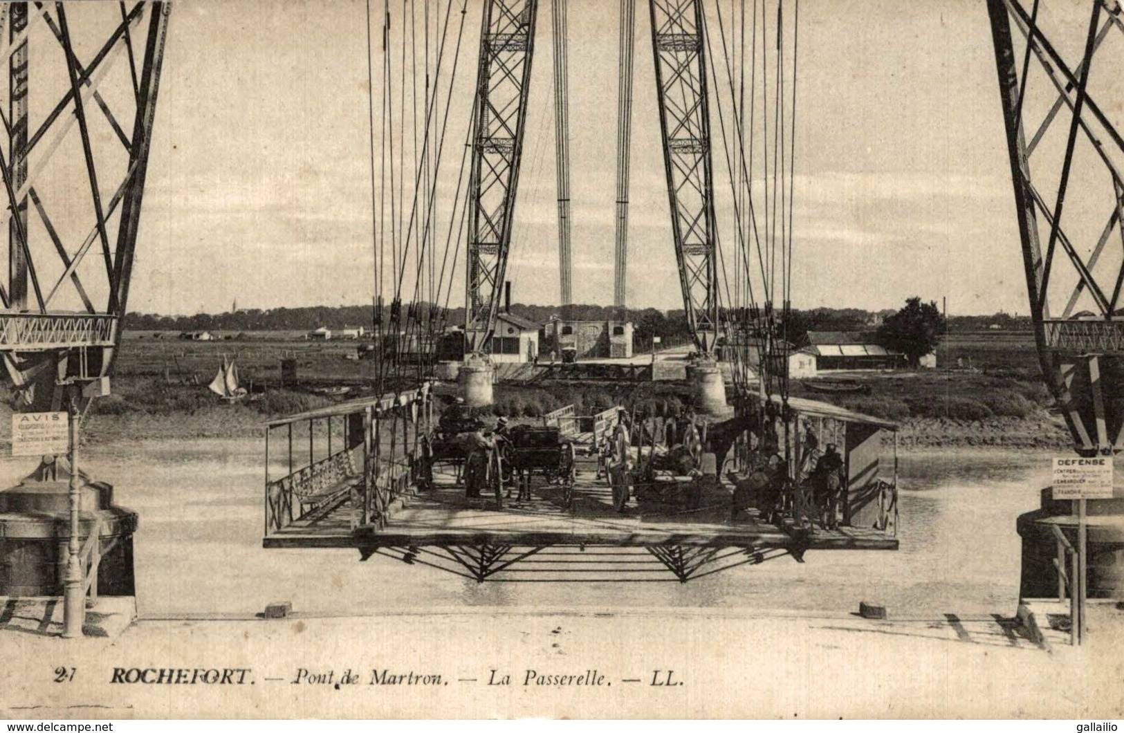 ROCHEFORT SUR MER PONT DE MARTRON LA PASSERELLE - Rochefort