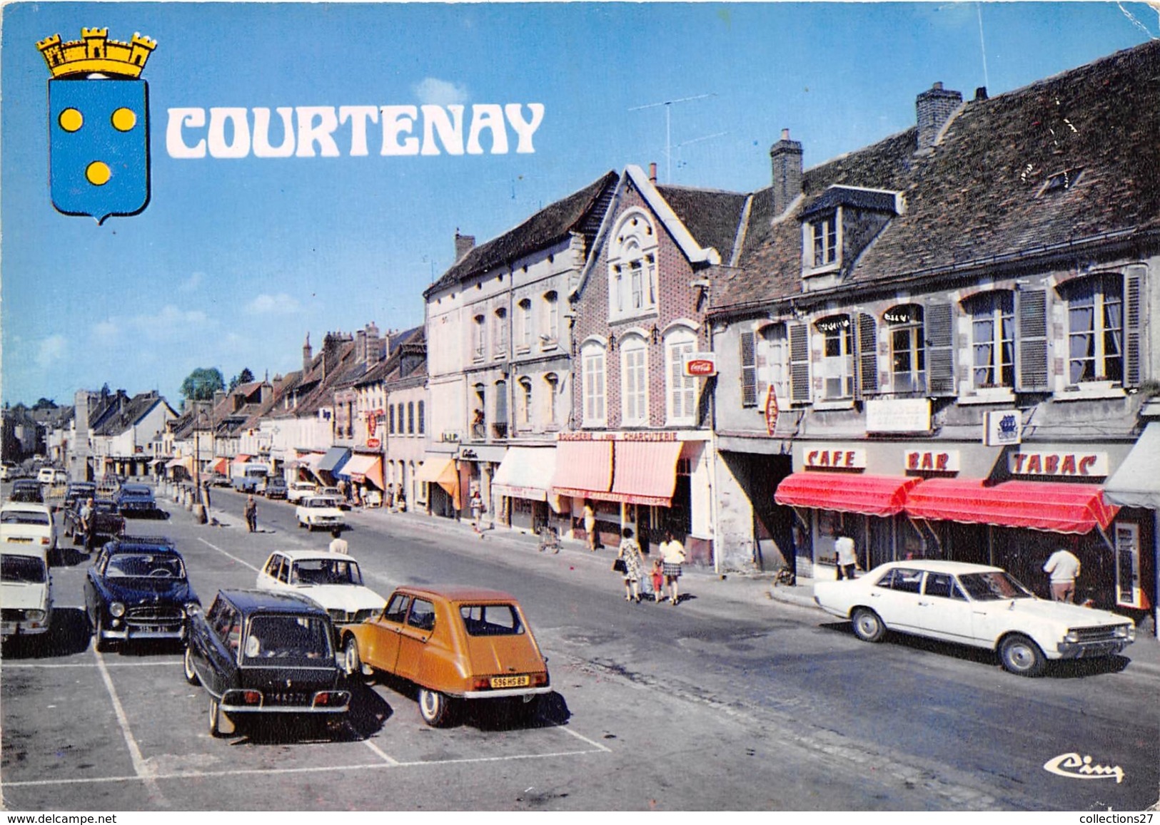 45-COURTENAY- LA PLACE DU MARCHE - Courtenay