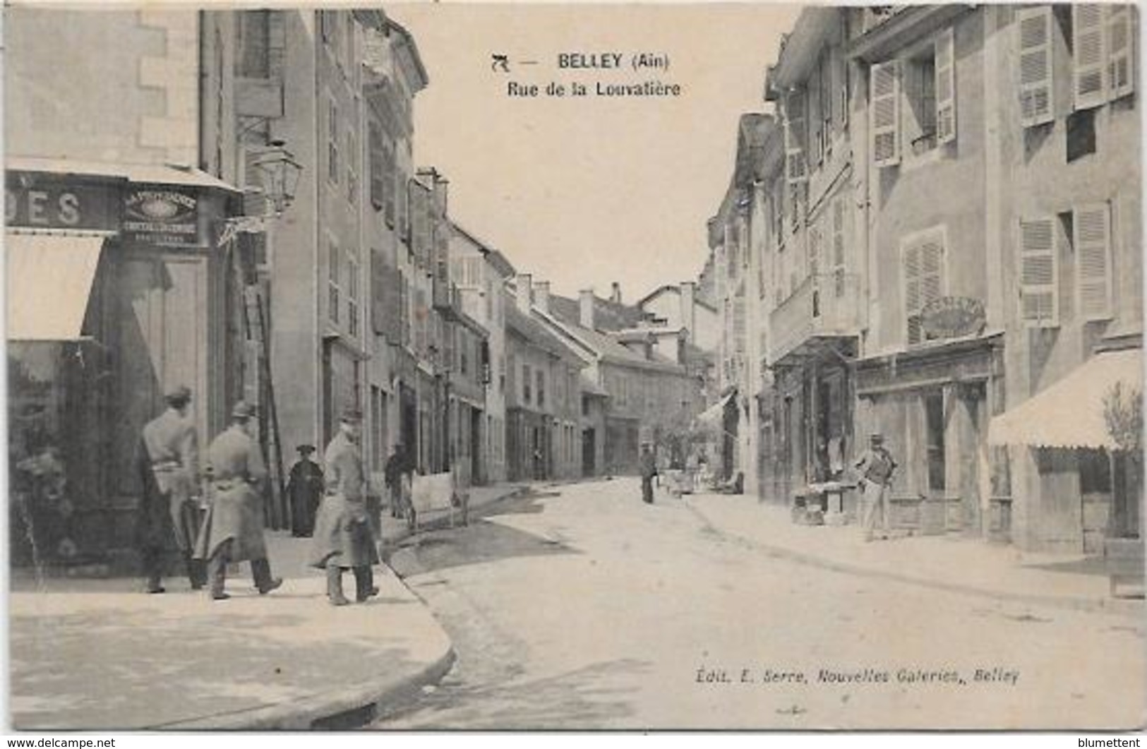 CPA Belley Dans L'Ain Non Circulé Commerces - Belley