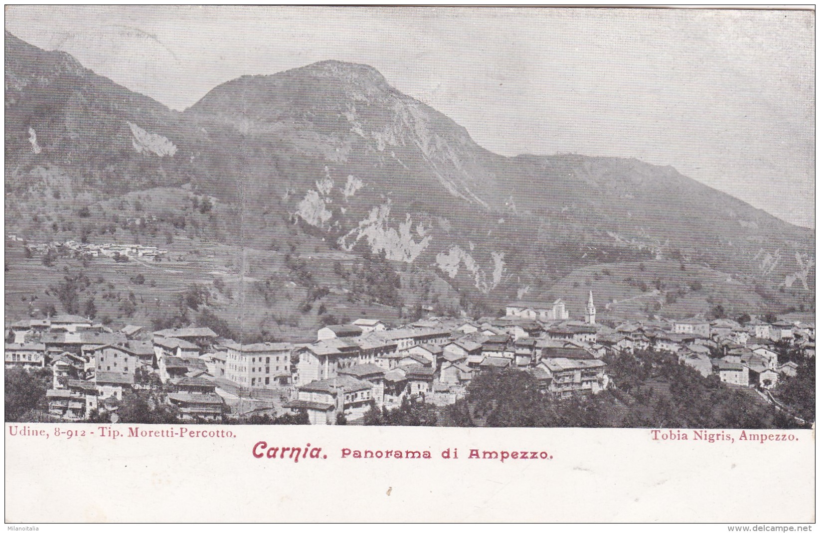 Carnia - Panorama Di Ampezzo (8-912) * 22. 3. 1913 - Udine