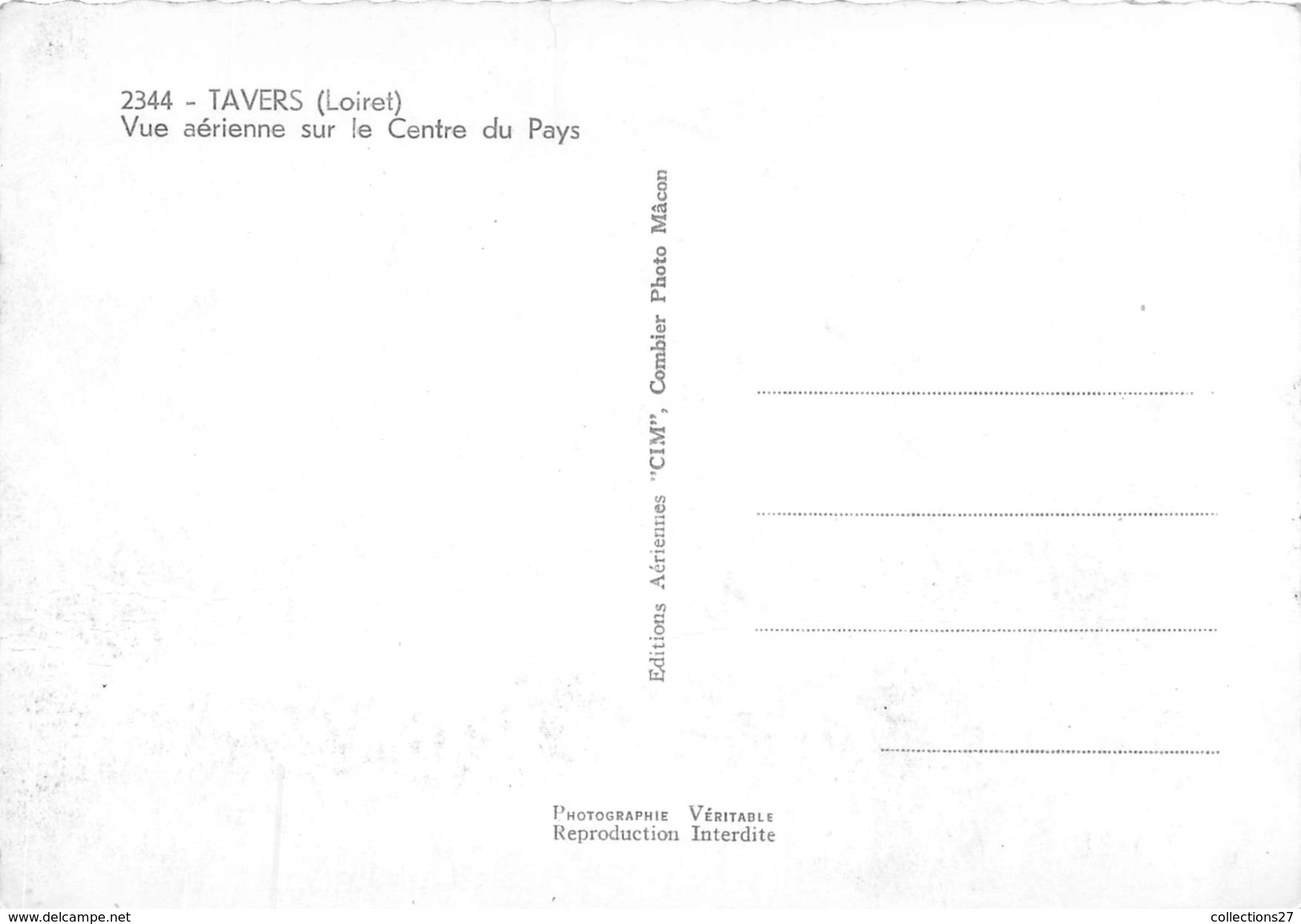 45-TAVERS- VUE AERIENNE SUR LE CENTRE DU PAYS - Other & Unclassified